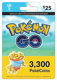 Pokemon Go Pokecoins Virtual Currency - 3300 Pokecoins