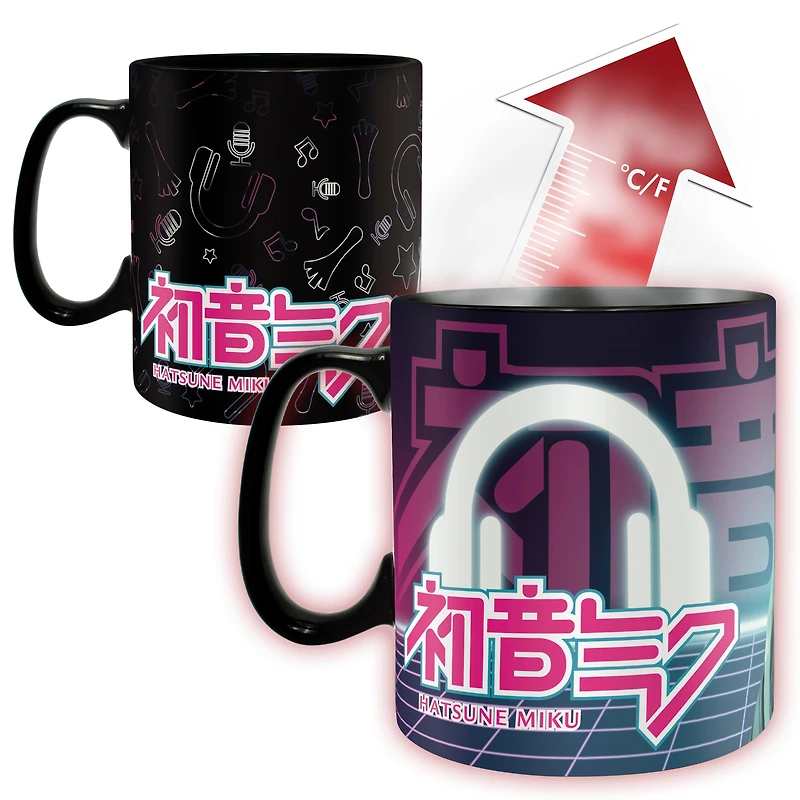 ABYstyle Hatsune Miku Heat Change Black Mug