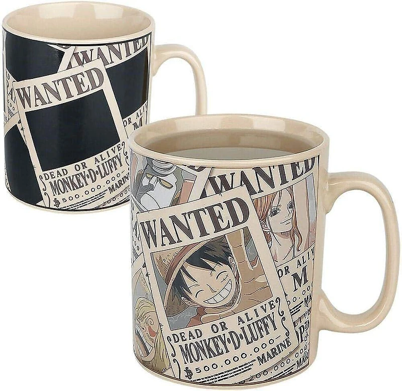 ABYStyle One Piece Wanted Heat Change Coffee Mug