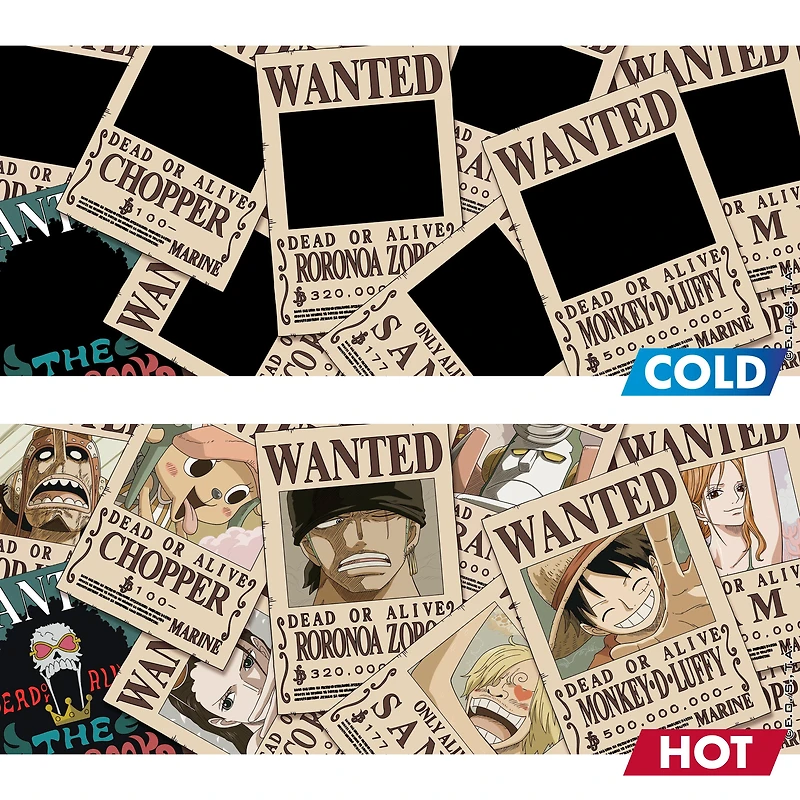 ABYStyle One Piece Wanted Heat Change Coffee Mug