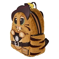 Loungefly Shrek Puss In Boots Plush Cosplay Mini Backpack