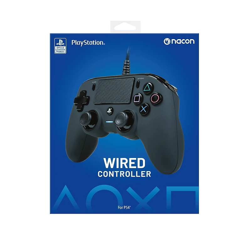 Nacon Wired Controller for PlayStation 4 and PC - Black