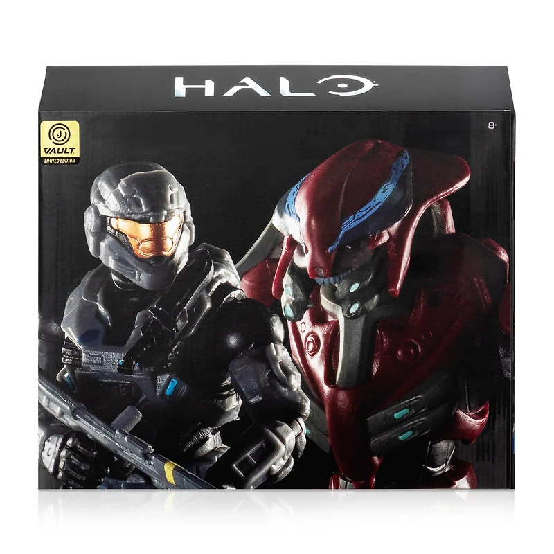 Jazwares Halo: World of Halo Vault Edition Noble 6 and Elite Zealot Action Figures 2-Pack