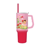 Care Bears and Strawberry Shortcake Pairs Scene Ombre Stainless Steel 40oz Tumbler with Handle