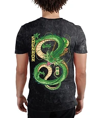 Dragon Ball Z Two Sided Graphic Mineral WaSsh Unisex Short Sleeve T-Shirt