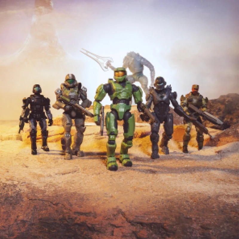 Jazwares Halo: World of Halo Vault Edition Big Shot Battle Pack Box Set
