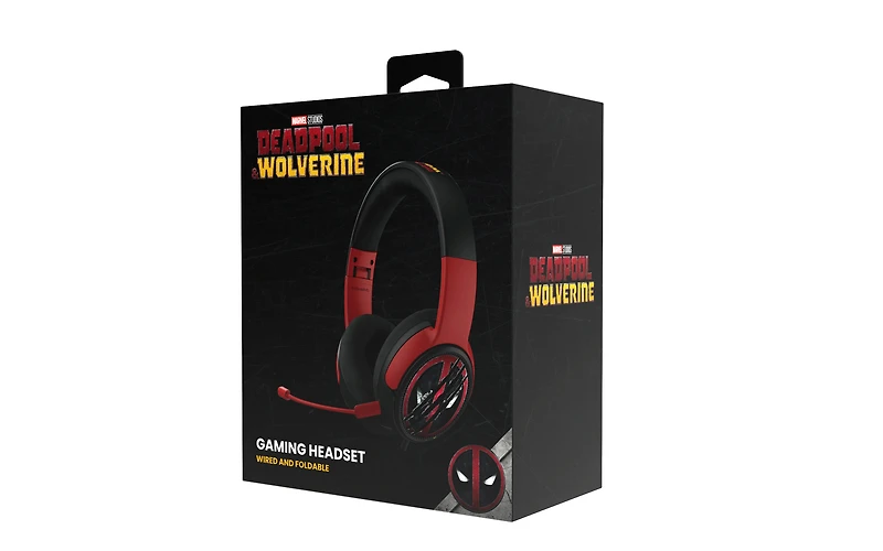 Marvel Deadpool and Wolverine Deadpool Wired Headset GameStop Exclusive