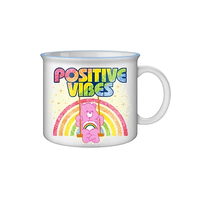 Care Bears Positive Vibes Glitter 20oz Ceramic Camper Mug