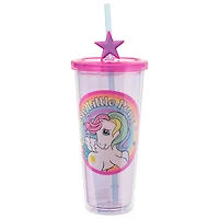 My Little Pony Rainbow Circle Badge 24oz Plastic Cold Cup