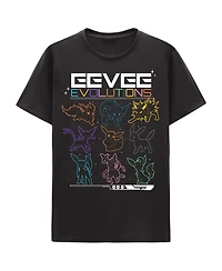 Pokemon Eevee Eeveelutions Unisex Graphic T-Shirt GameStop Exclusive