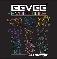 Pokemon Eevee Eeveelutions Unisex Graphic T-Shirt GameStop Exclusive