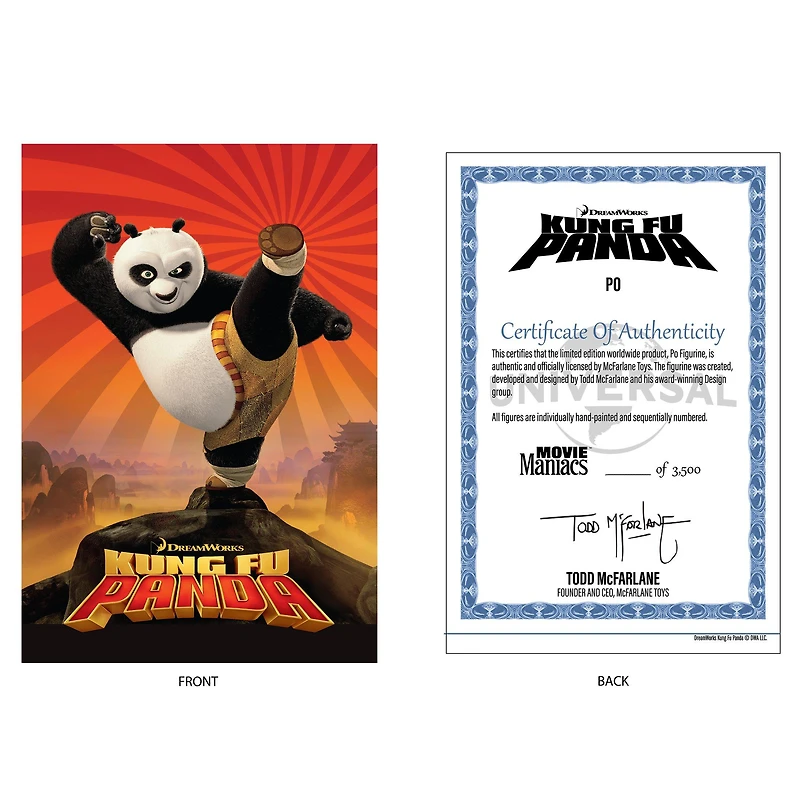 McFarlane Toys Movie Maniacs NBC 2008 Kung Fu Panda 6-in Statue