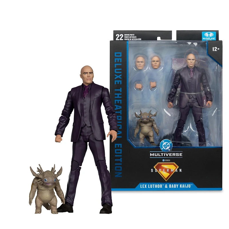 McFarlane Toys DC Direct Superman Movie Lex Luthor with Baby Kaiju Theatrical Deluxe Edition 7-in Action Figure