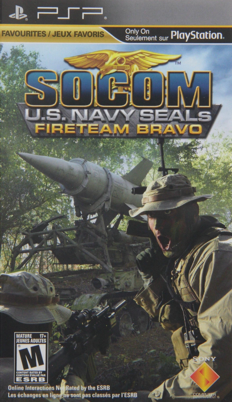 SOCOM US Navy Seals Fireteam Bravo - Sony PSP