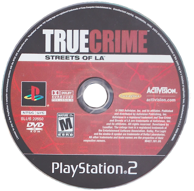 True Crime Streets of LA - PlayStation 2