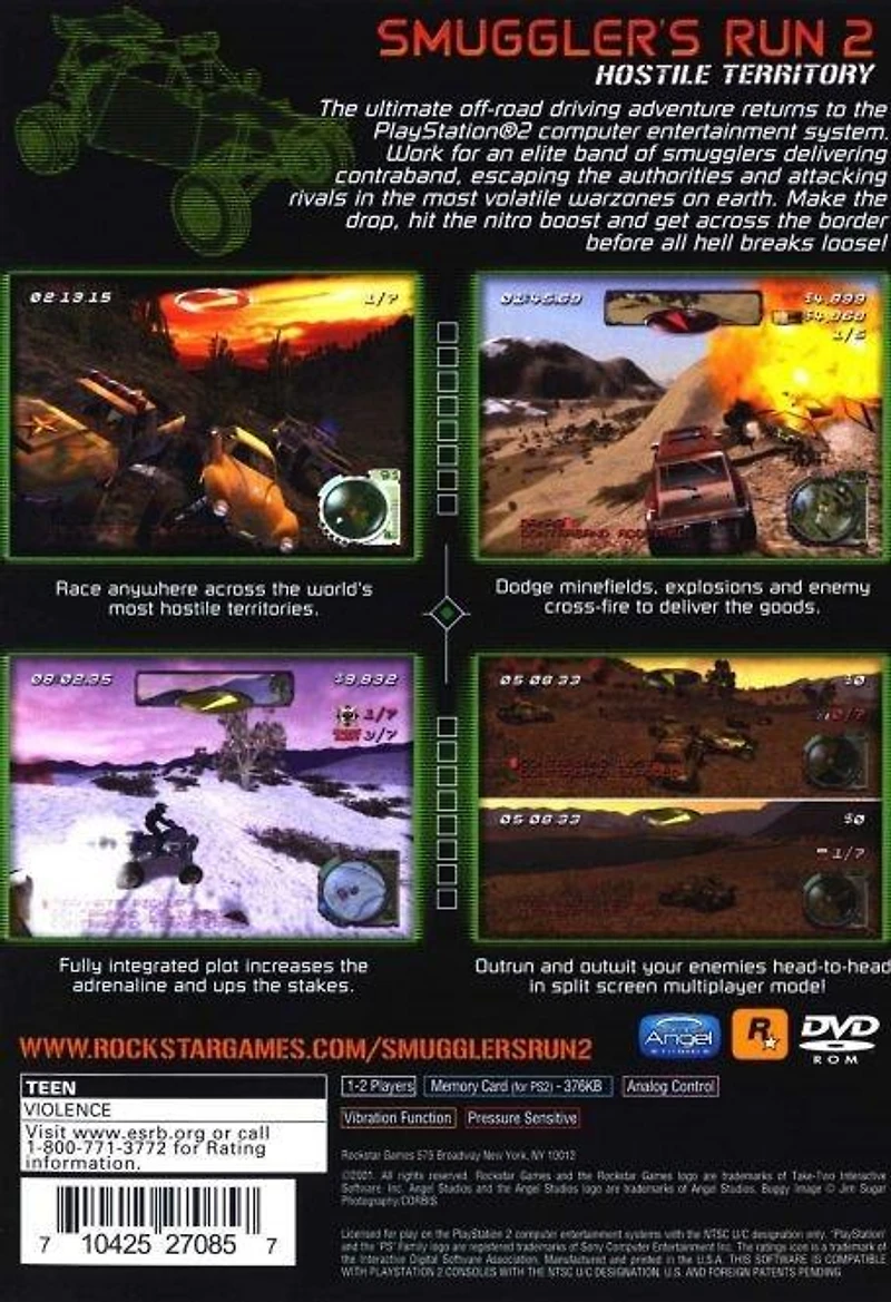 Smugglers Run 2 Hostile Territ - PlayStation 2
