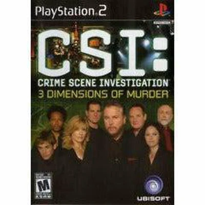 CSI 3 Dimensions of Murder - PlayStation 2
