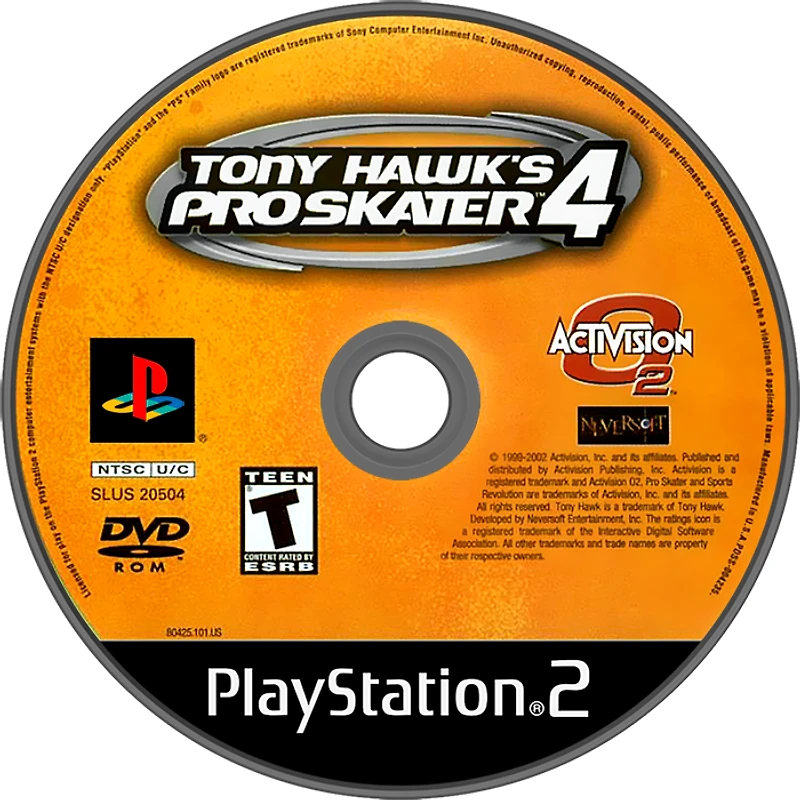 Tony Hawk's Pro Skater 4 - PlayStation 2