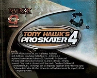 Tony Hawk's Pro Skater 4 - PlayStation 2