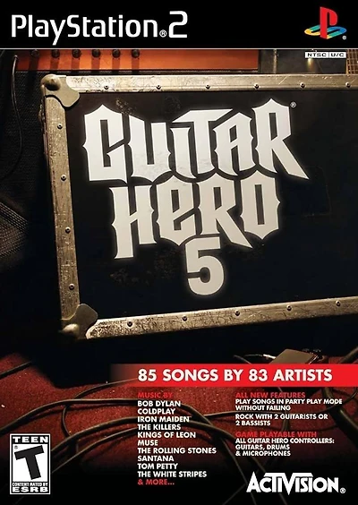 Guitar Hero 5 (Game Only) - PlayStation 2