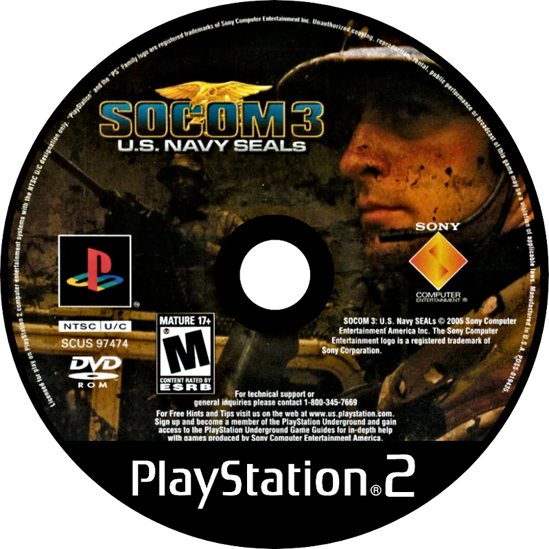 SOCOM 3: US Navy Seals - PlayStation 2