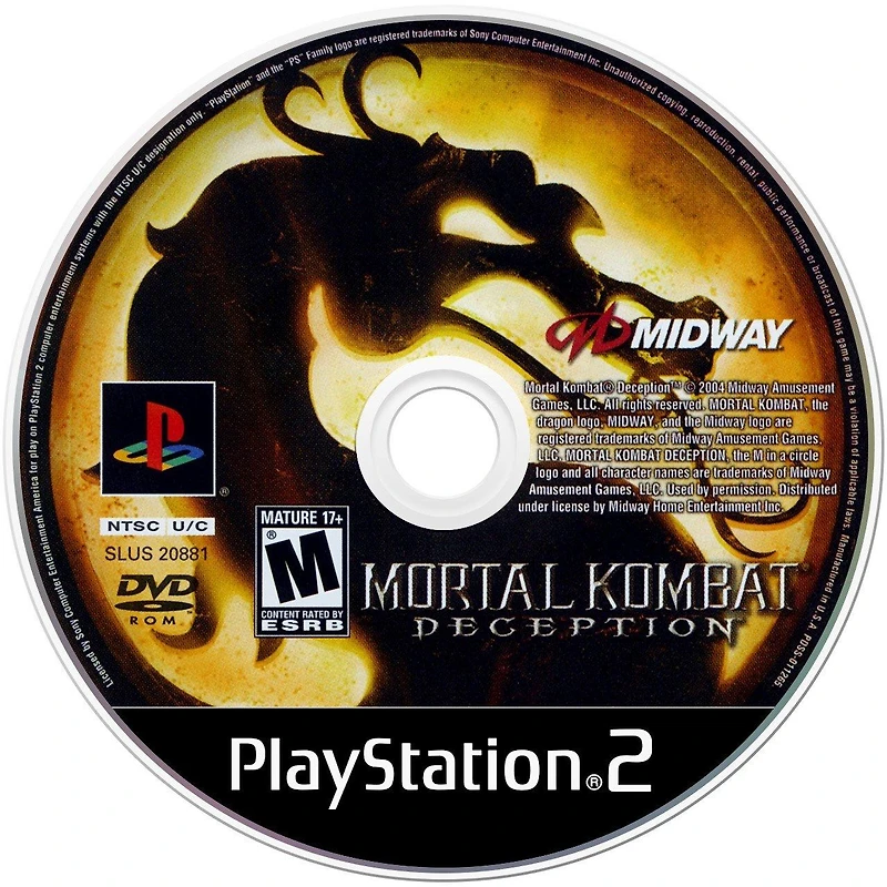 Mortal Kombat Deception - PlayStation 2