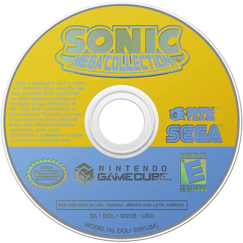 Sonic Mega Collection - GameCube