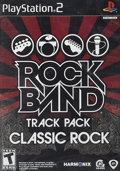 Rock Band: Classic Rock Track Pack - PlayStation 2