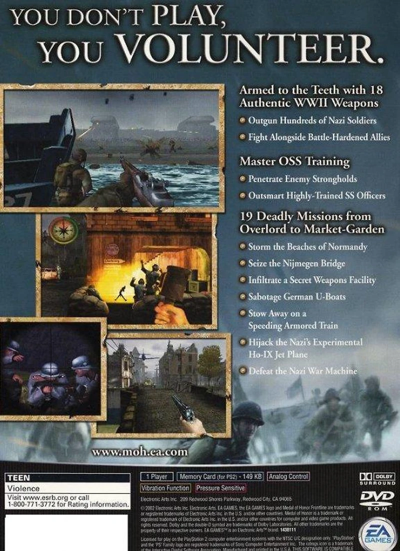 Medal of Honor Frontline <PS2>