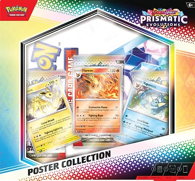 Pokemon Trading Card Game Prismatic Evolutions Poster Collection