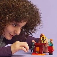 LEGO Minecraft The Nether Lava Battle Building Playset 21266