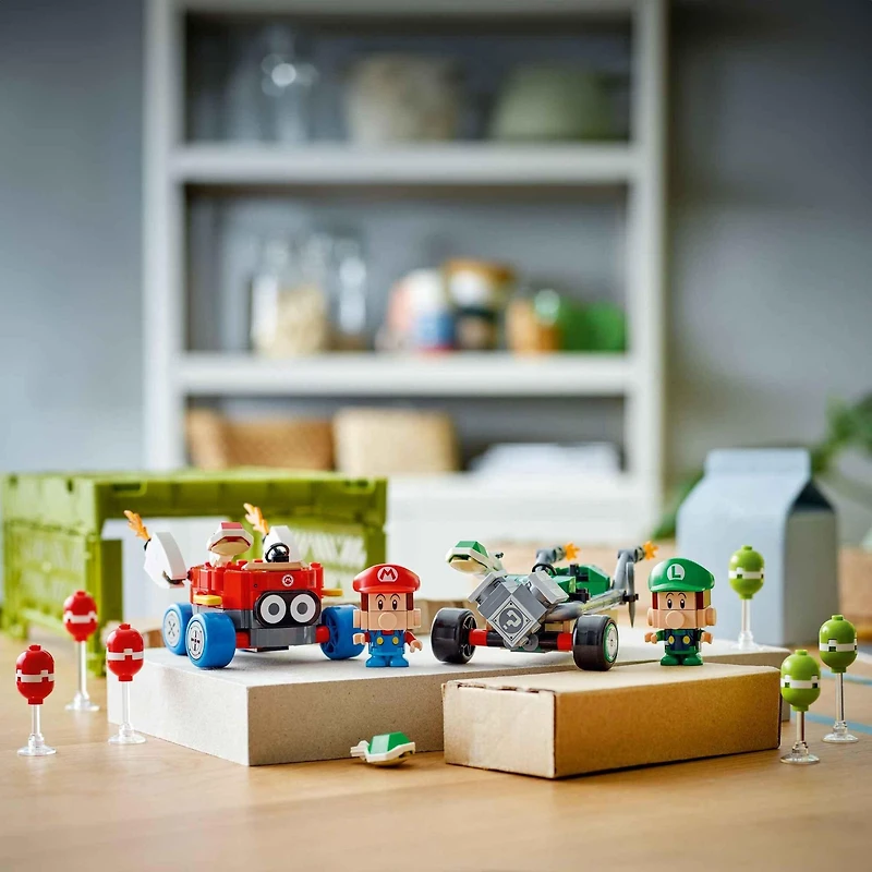 LEGO Super Mario Kart Baby Mario vs. Baby Luigi Building Toy 72034