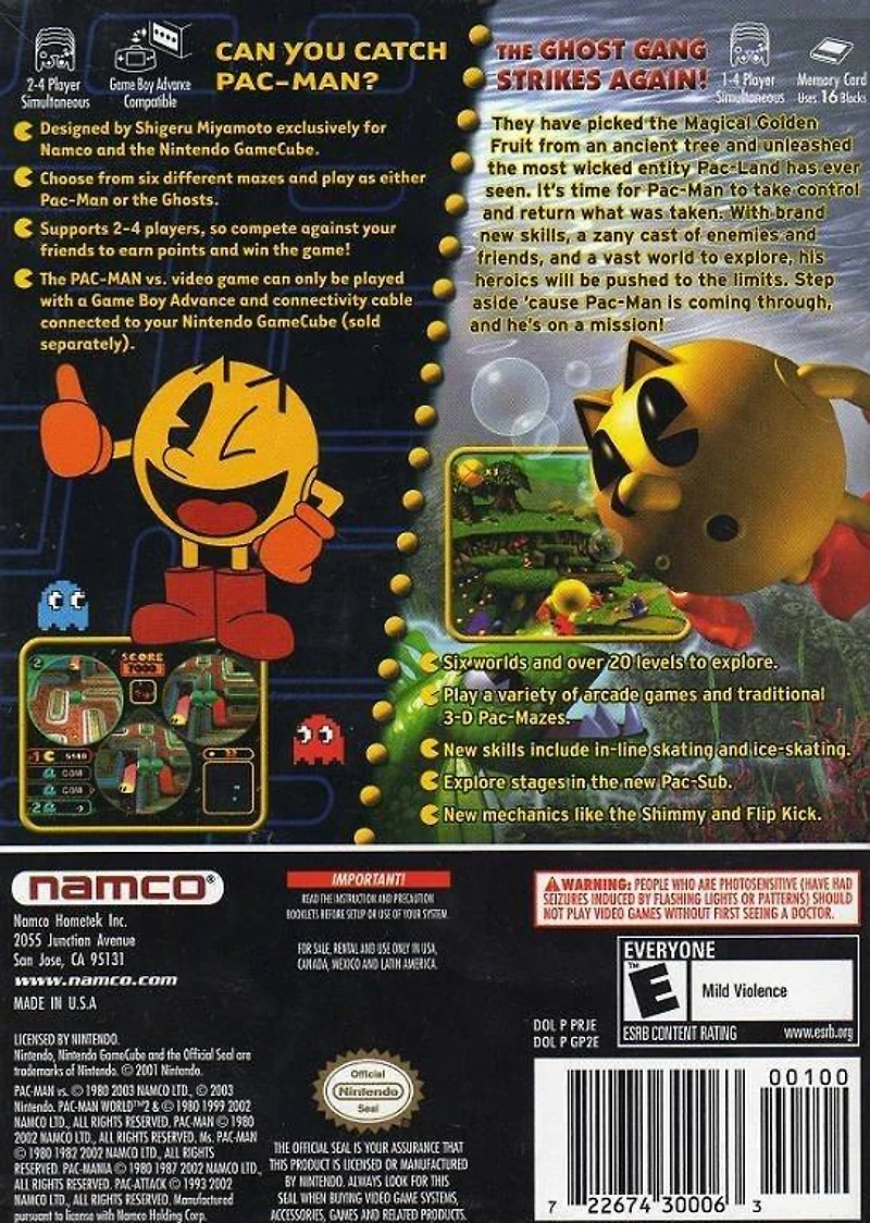 Pac-Man VS/Pac-Man World 2- GameCube
