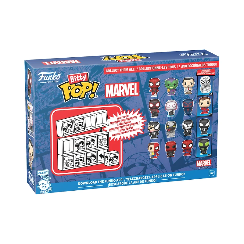 Funko Bitty POP! Marvel Vinyl Figure Set 4-Pack (Spider-Man, Green Goblin, J. Jonah Jameson