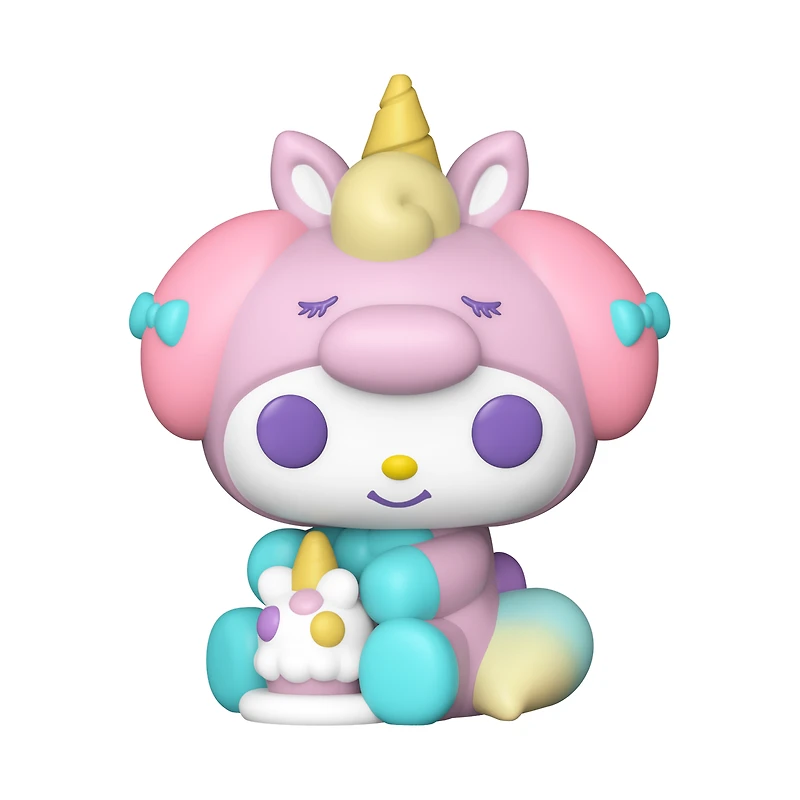 Funko Bitty POP! Sanrio Hello Kitty and Friends Vinyl Figure Set 4-Pack (Kuromi, Hello Kitty–Dessert, My Melody–Unicorn