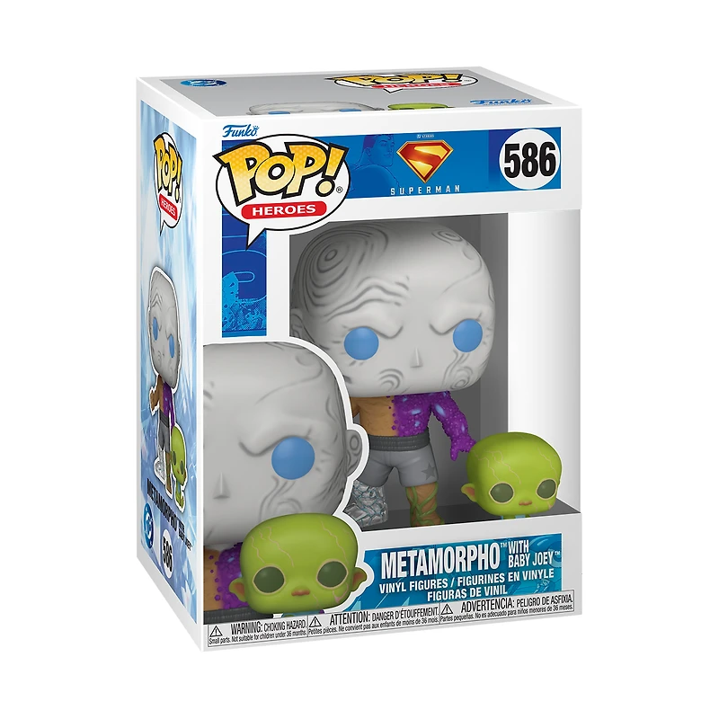 Funko POP! and Buddy: Superman (2025) Metamorpho with Baby Joey 3.8 and 1.5-in Vinyl Figure