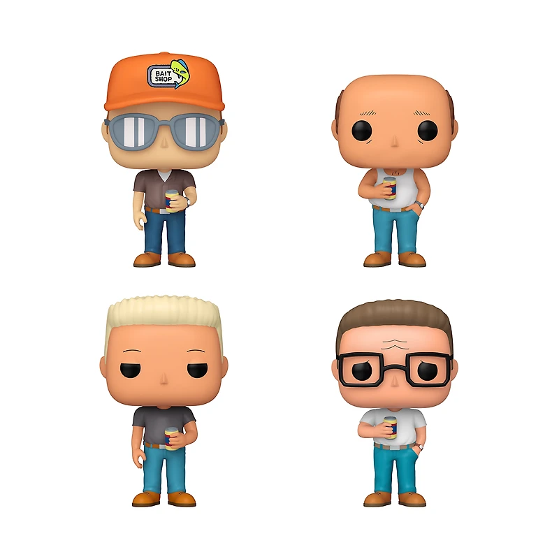 Funko POP! Animation: King Of The Hill Dale Gribble, Hank Hill