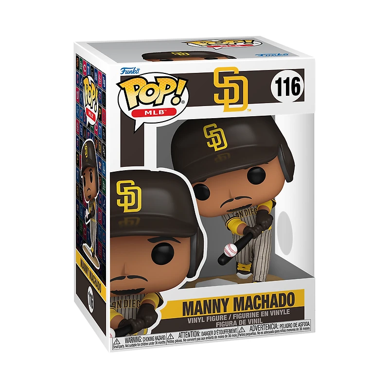 Funko POP! MLB: San Diego Padres Manny Machado 4.5-in Vinyl Figure