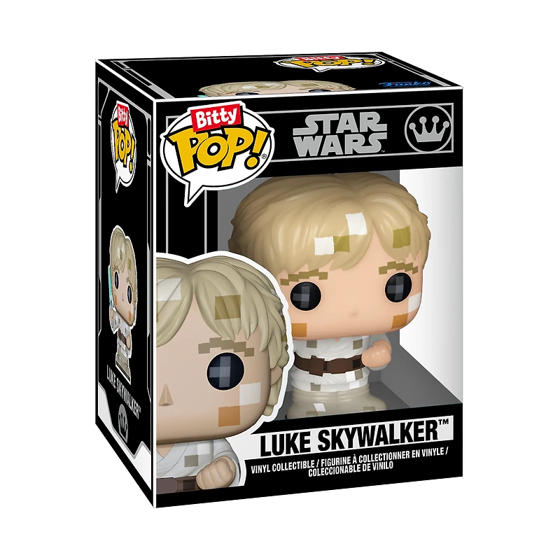 Funko Bitty POP! Star Wars Luke Skywalker and Arcade 0.9 and 3.5-in Vinyl Figure Set