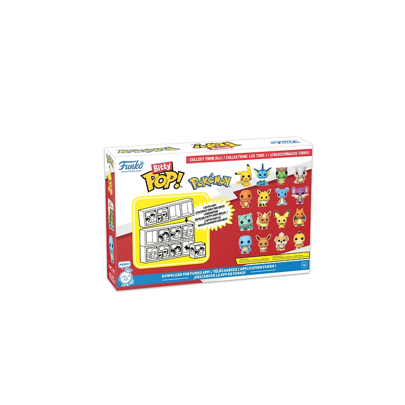 Funko Bitty POP! Pokemon Vinyl Figure Set 4-Pack (Pikachu, Vaporeon, Caterpie