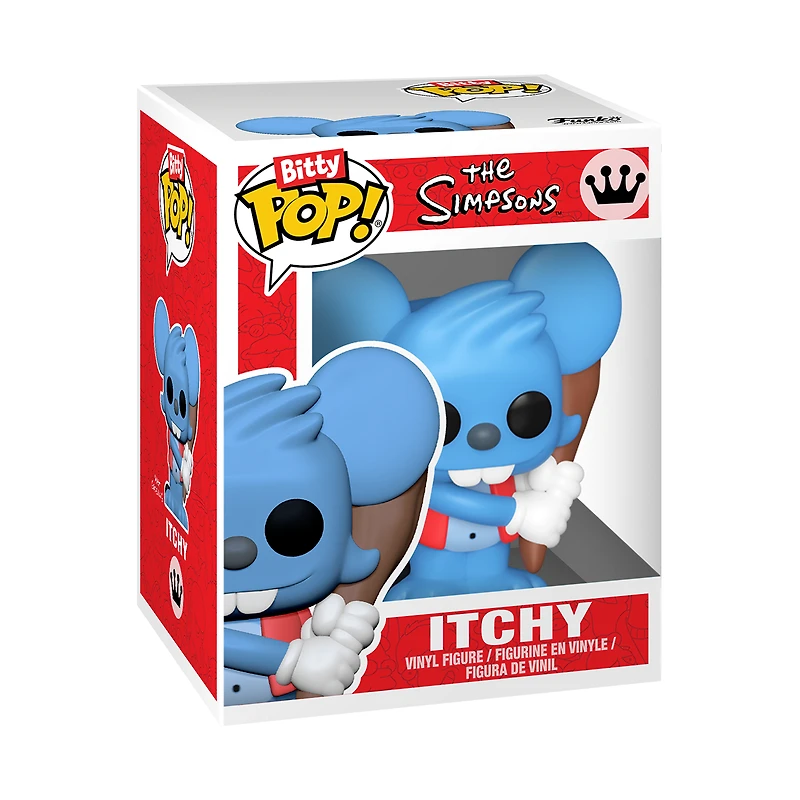 Funko Bitty POP! The Simpsons Vinyl Figure Set 4-Pack (Itchy, Marge Simpson, Moe Szyslak