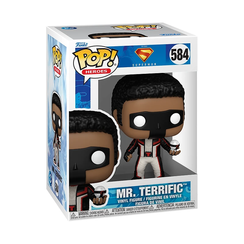 Funko POP! Heroes: Superman (2025) Mr. Terrific 4-in Vinyl Figure