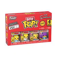 Funko Bitty POP! The Simpsons Vinyl Figure Set 4-Pack (Maggie Simpson, Homer Simpson, Barney Gumble