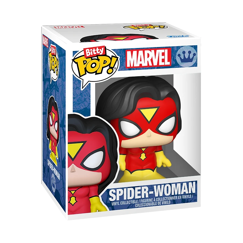 Funko Bitty POP! Marvel Vinyl Figure Set (Spiderweb Display, Spider-Woman