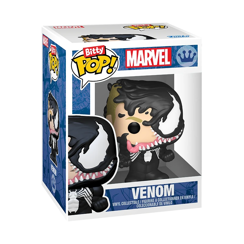 Funko Bitty POP! Venom 0.9-in Vinyl Figure Set 4-Pack (Venom, Anti-Venom, She-Venom