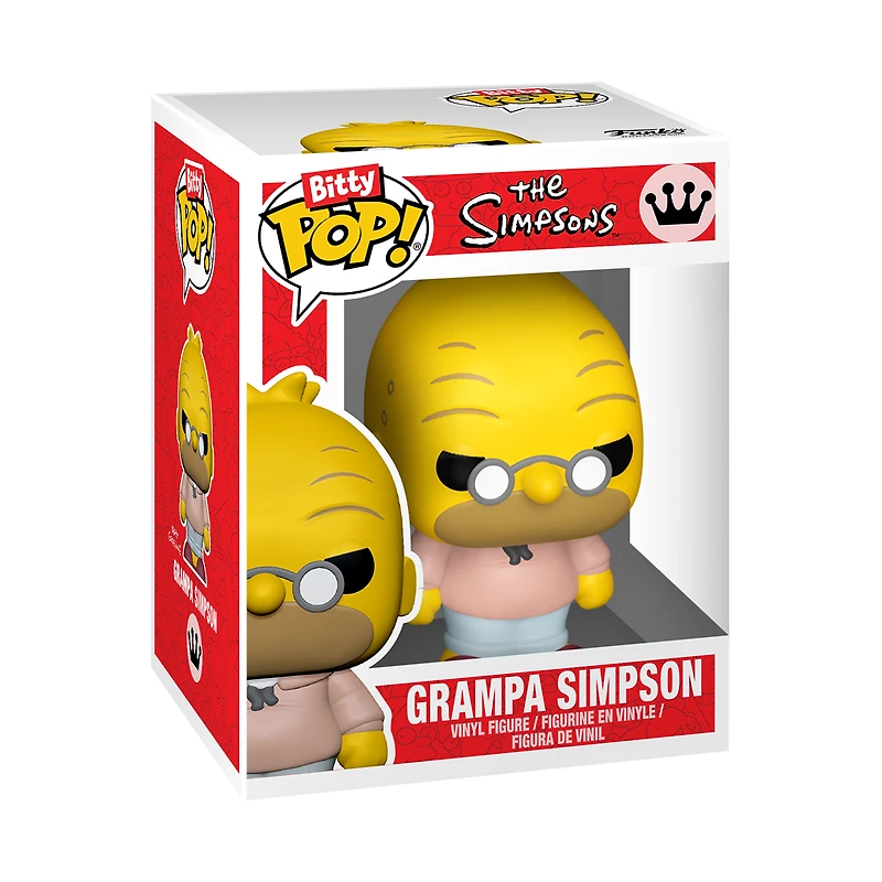 Funko Bitty POP! The Simpsons Vinyl Figure Set 4-Pack (Scratchy, Grampa Simpson, Lisa Simpson