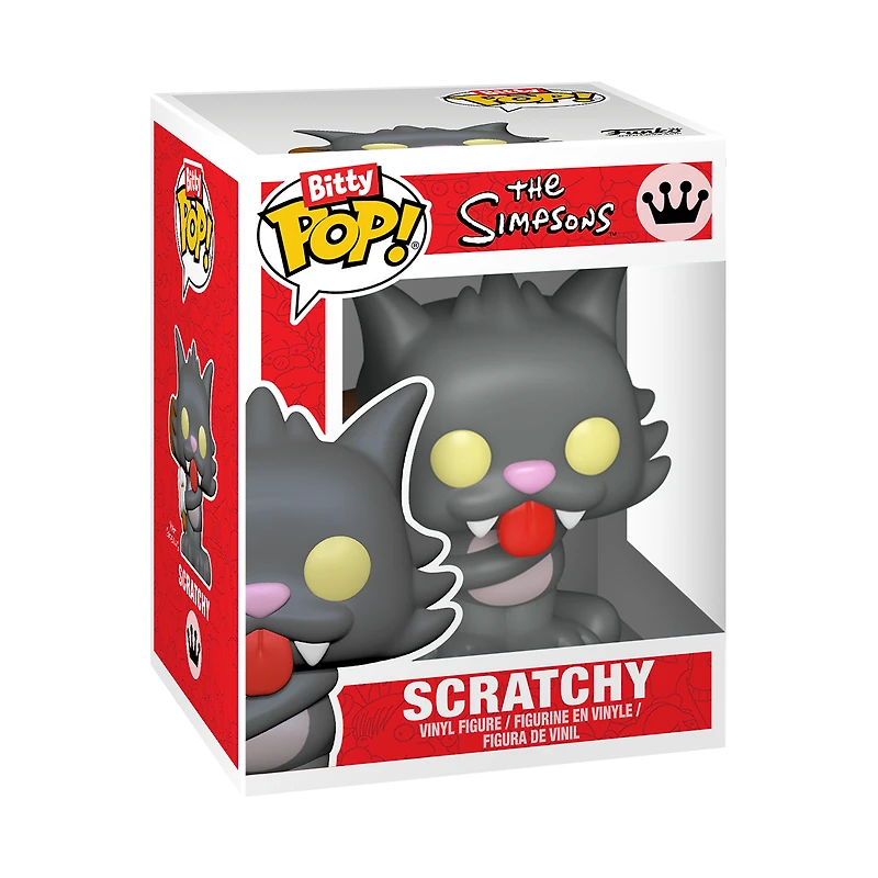 Funko Bitty POP! The Simpsons Vinyl Figure Set 4-Pack (Scratchy, Grampa Simpson, Lisa Simpson