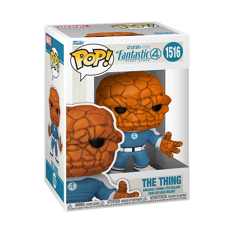 Funko POP! Marvel: The Fantastic Four: First Steps lineup The Thing 4.2-in Vinyl Figure