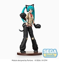 Banpresto Hatsune Miku: Project DIVA Arcade Future Tone SPM Hatsune Miku - Kitty Cat 9.1-in Figure