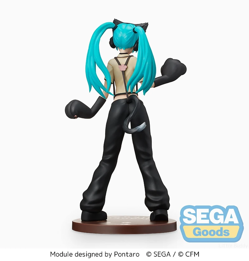 Banpresto Hatsune Miku: Project DIVA Arcade Future Tone SPM Hatsune Miku - Kitty Cat 9.1-in Figure